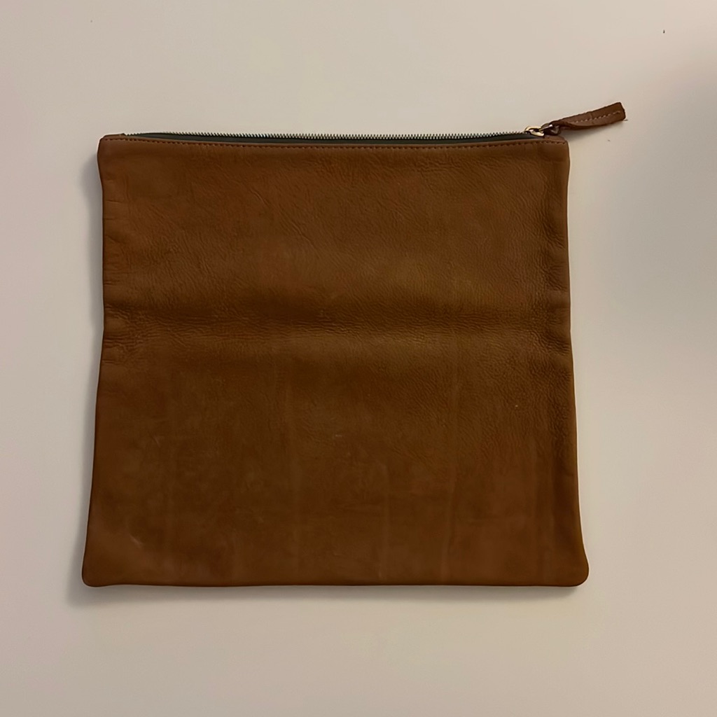 Clare V. Leather Fold Over Clutch In Great Condition.